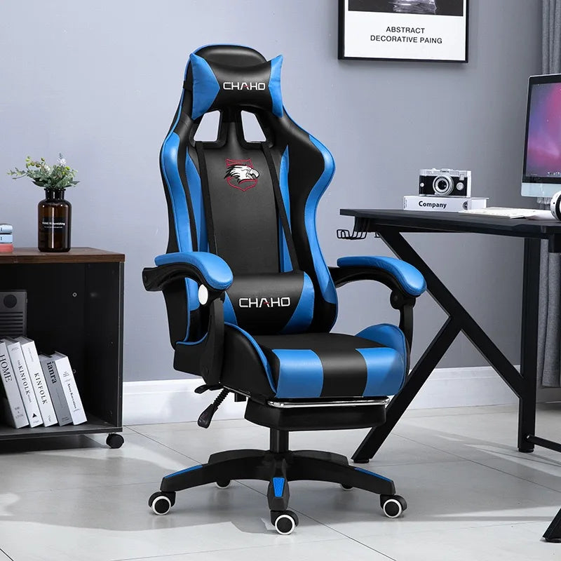 UVR Professional Gaming Computer Chair Ergonomic Office Chair with Footrest, Adjustable Armrest, Swivel Executive Chair for Home Office & Gaming