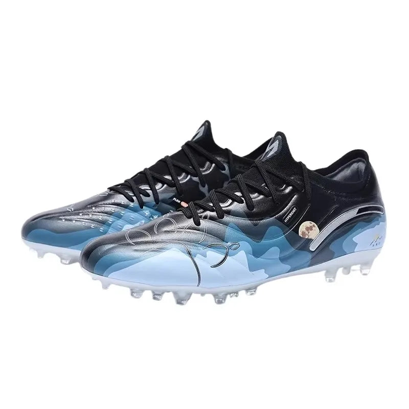 Kelme High-end Football Shoes Short Nail Anti Slip Football Boots Artificial Grass Cushioning Training Mg Football Shoes