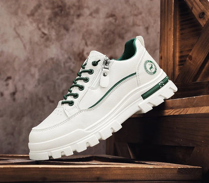 Men's Casual Sports Outdoor Hiking Trendy Fashion Street Comfortable Men's Thick Soled Board Shoes