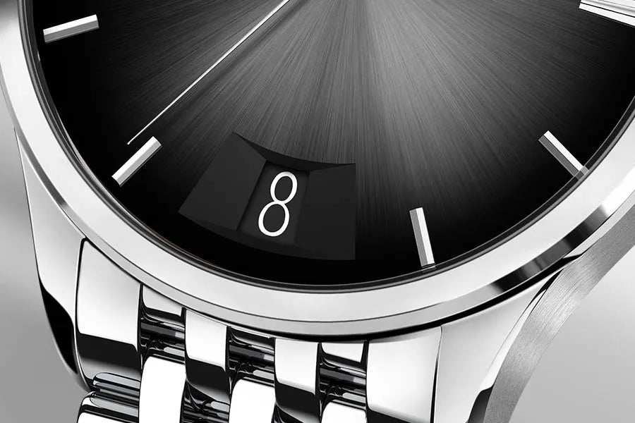 AGELOCER Original Budapest Watch Steel Strap Men's Business Dress Big Calendar Automatic Mechanical Watch Birthday Gift for Men