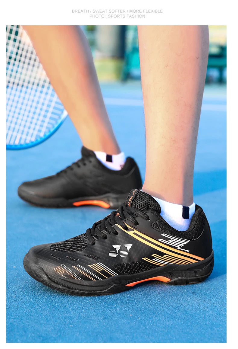 New Professional Badminton Shoes Sneakers Mens Breathable Anti-slip Tennis Sport Shoes for Men Women Training Sneakers