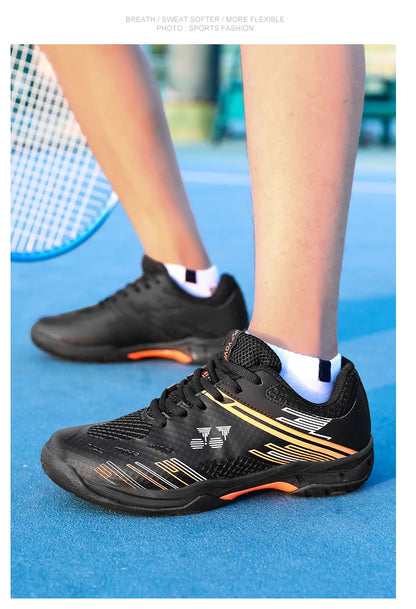 New Professional Badminton Shoes Sneakers Mens Breathable Anti-slip Tennis Sport Shoes for Men Women Training Sneakers