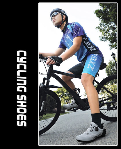 Unisex New Cycling Shoes Professional Lightweight Luxyry Original Road Rubber MTB Racing Bicycle Fashion Bike Street Sports
