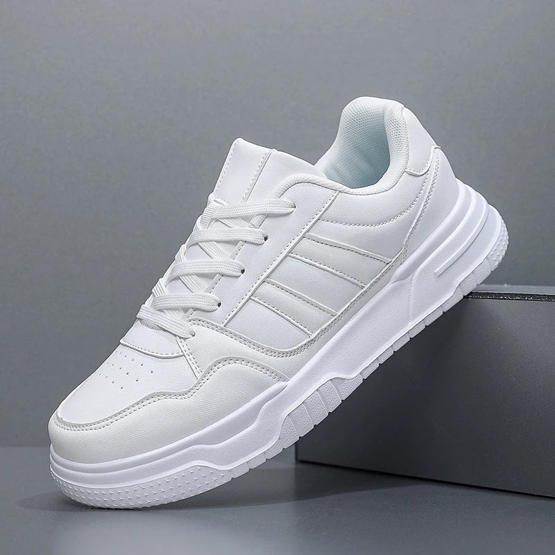 Plus Big Size 50 51 52 Mens Leather Sneakers Casual Sports Shoes Flat Skateboard Shoes Hot Sale For Dropshipping