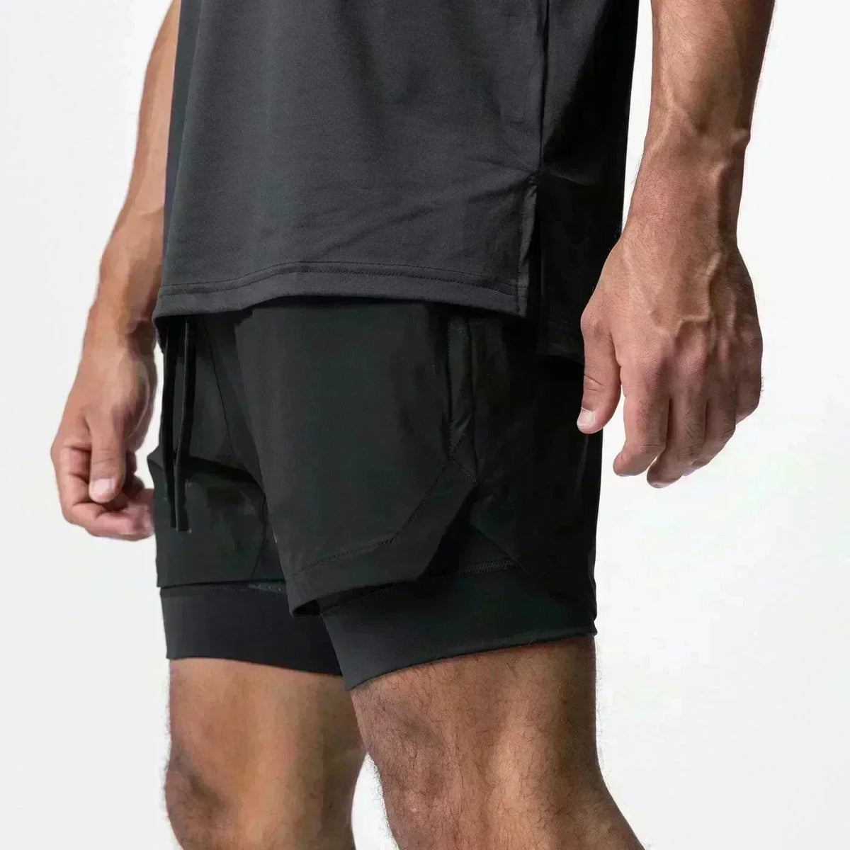 2026 Dragon Ball Summer Broly Men's Bot Fitness Double-Layer Replica Two-Piece Loose-Fit Training Running Shorts Casual Pants