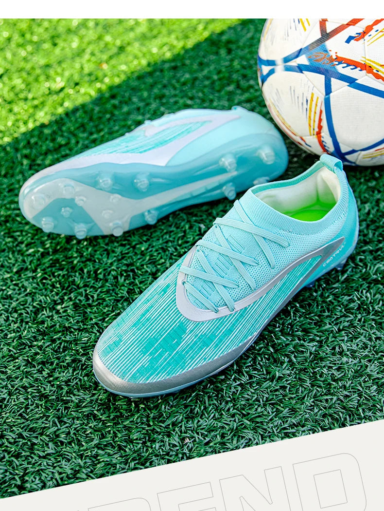 Men New TF Football Boots Sneakers Professional Society Casual Male Soccer Shoes Futsal High Quality Football Shoes Training