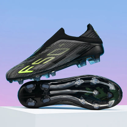 New Men Soccer Shoes Outdoor Anti-Slippery Youth Sports Shoes Ultralight Turf Comfortable Football Boots