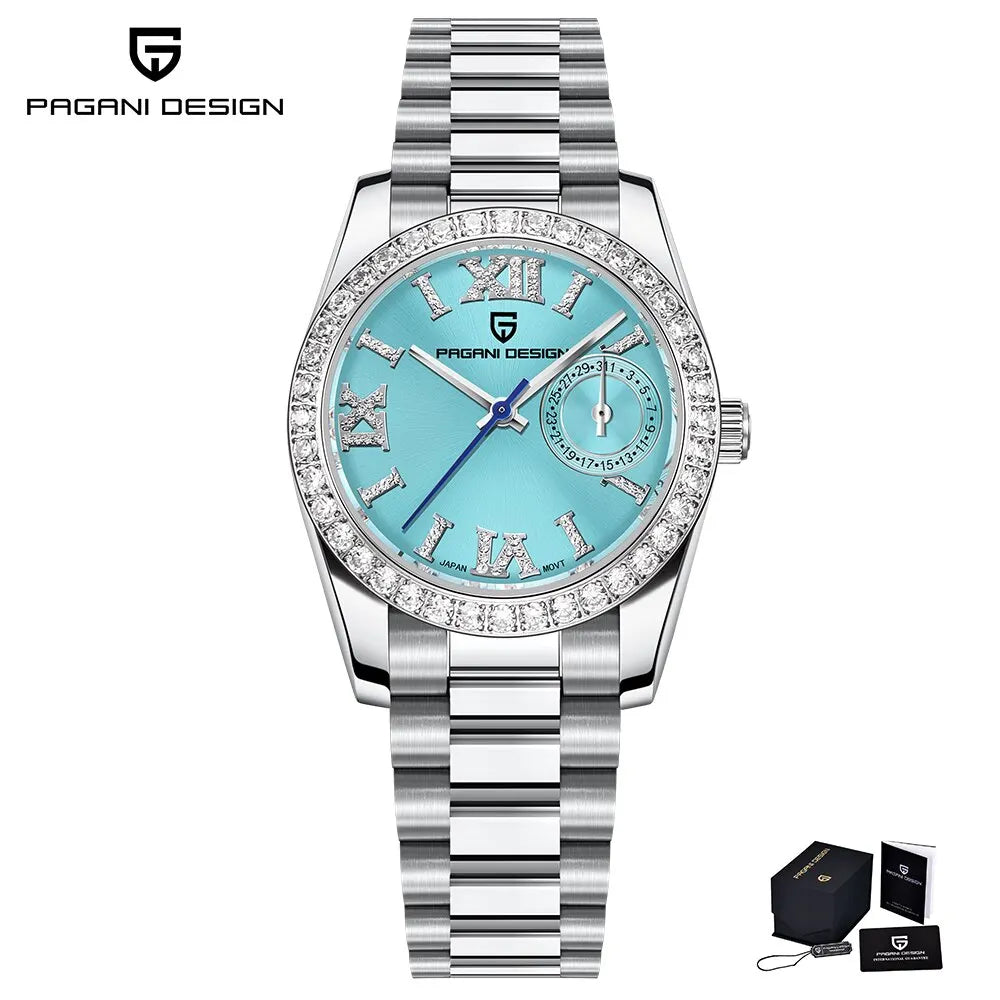 PAGANI DESIGN 2026 New 32MM Women's Wristwatch Elegant Luxury Quartz Watch For Women Fashion Waterproof Watches Sapphire Clock