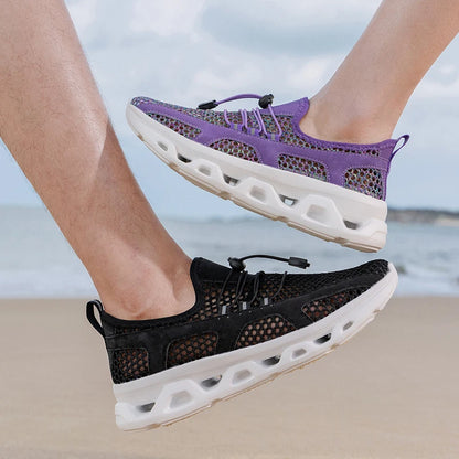 2026 Men Women Quick-Dry Wading Shoes Water Breathable AquaIn Upstream Antiskid Outdoor Sports Wearproof Beach Sneakers 39-46