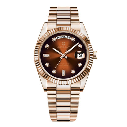 Reloj de lujo Corgeut de 36MM para hombre ST1644, reloj de pulsera mecánico automático con cristal de zafiro, relógio masculino 10BAR, para natación y vestir