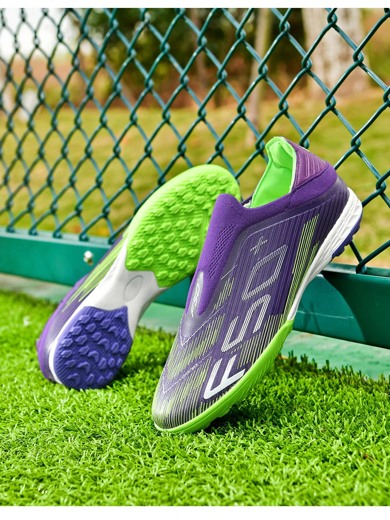 New Men's Football Boots Turf Comfortable Cleats Futsal Non Slip Soccer Shoes Sport Ultralight Fg Grass Indoor Adult Non-Slip