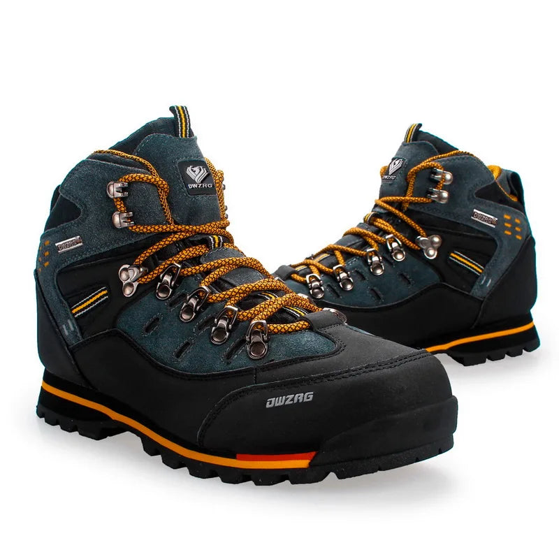 Men Climbing Shoes Outdoor Fashion Anti Slip Wear-resistant Hiking Boots Comfortable Waterproof Snow Walking Travel Sports Shoes