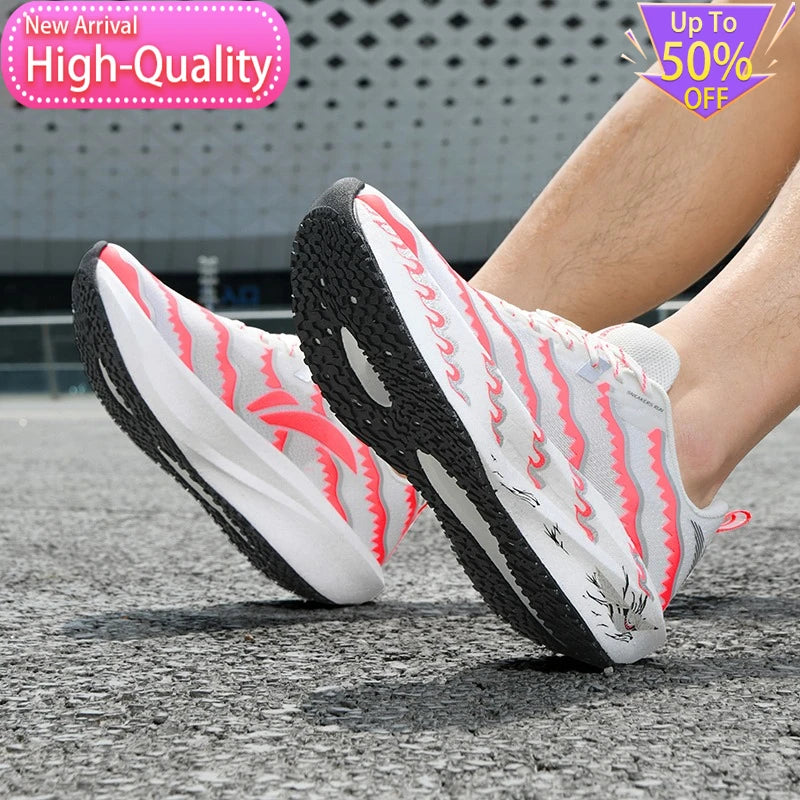New Summer Original Mens and Womens Sports Shoes Lightweight Marathon Running Shoes Breathable Foot Protection Walking Shoes