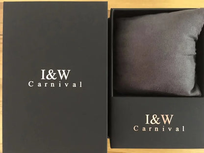 CARNIVAL I&W Mechanical Business Watches for Men Brand Luxury Automatic MIYOTA Movement Wristwatches Waterproof Man Reloj Hombre