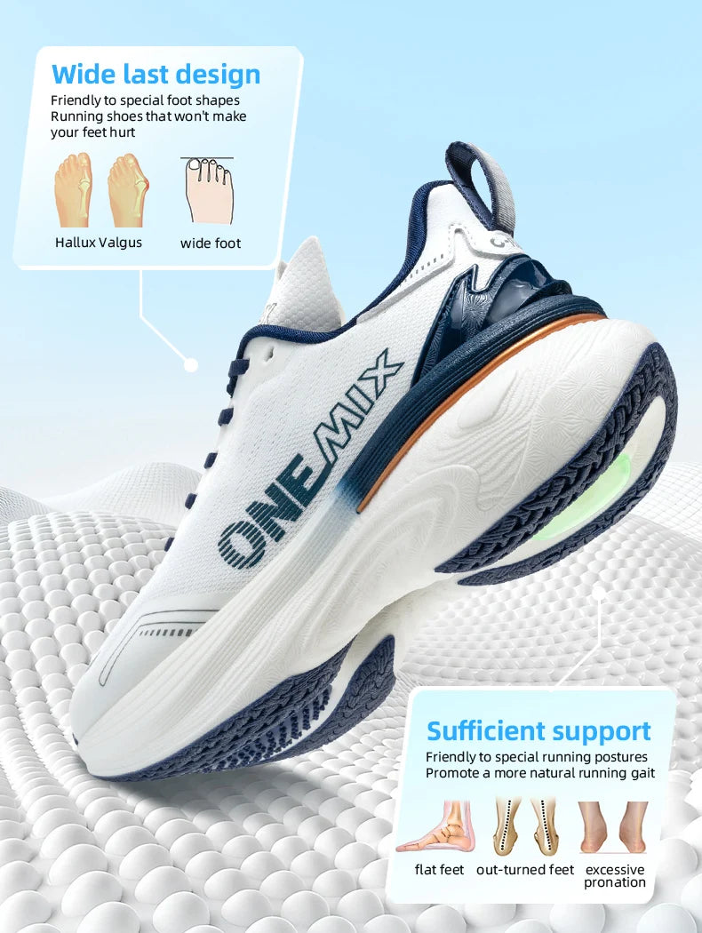 ONEMIX 2026 New cushion Running Shoes Women and Men light Fashion outdoor Sneakers Road Sports Shoes training jogging fitness