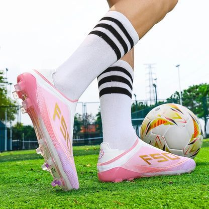 Men Soccer Cleats Professional Football Boots Society Turf Breathable Mesh Youth Soccer Shoes Anti Skid Male Sneakers Chuteira