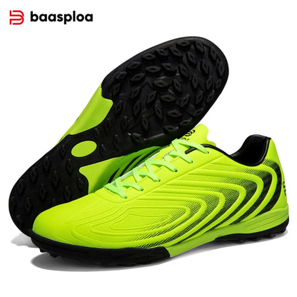 Baasploa Men Soccer Shoes Comfort Brand Lightweight Turf Training Professional Football Shoes Male Soft Sneakers Non-Slip