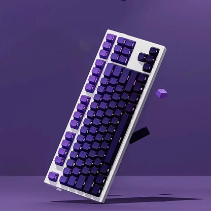 Gradient Keycaps Side Printed PBT Double Shot OEM Profile Keycap For Cherry MX Switch Mechanical Keyboard ISO Enter Key Caps DIY