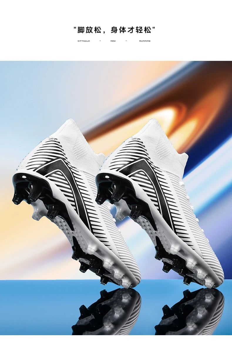 New Men Professional Soccer Shoes Non-slip Football Boots Unisex Breathable Futsal Sports New Cleats Drop Shipping Ultralight