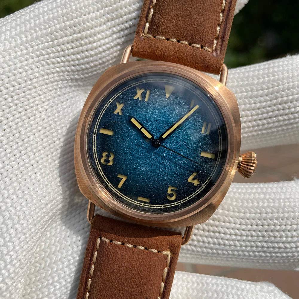 STEELFLIER Official SF760S Luxury Bronze Mechanical Watch NH35 Movt Sapphire Crystal Swiss Luminous 20Bar Waterproof Wristwatch