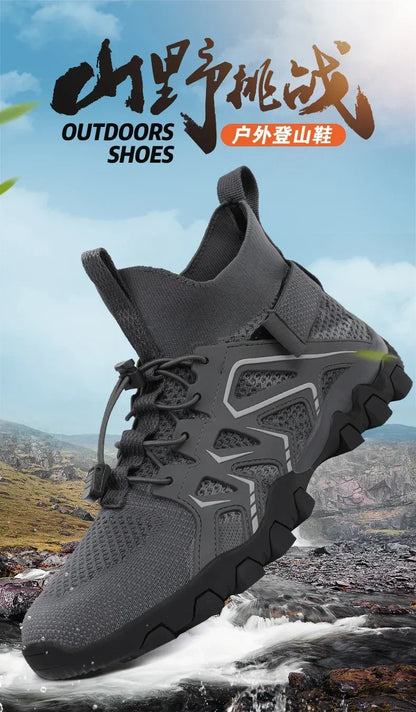 Unisex Breathable Quick Drying Fishing Water Sport Shoes Summer Upstream Barefoot Aqua Boots Outdoor Non-Slip Women Beach Shoes