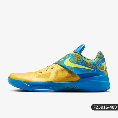 Nike genuine KD 4 Men's Lightweight Retro Low-top Basketball Shoes FZ5916-400