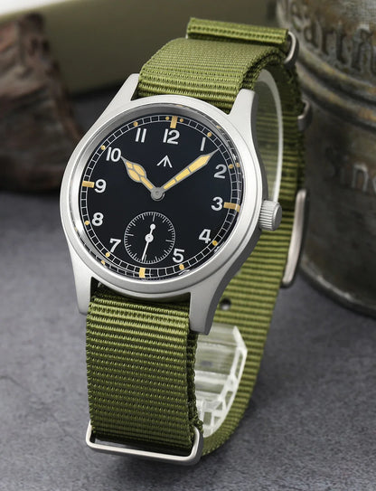Militado D12 Quartz Watch Men VD78 Movement Domed Sapphire Crystal V2 Clear AR Coating Wristwatch 10Bar Water Resistance Watches
