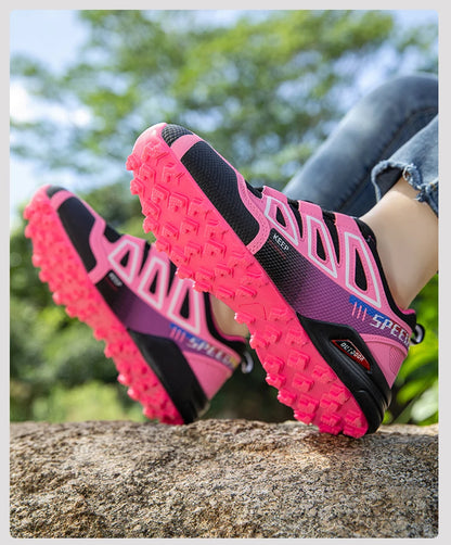 Women's Hiking Shoes Waterproof Outdoor Sports Shoes Women's Walking Travel Sports Shoes Bicycle Sports Shoes Running Shoes