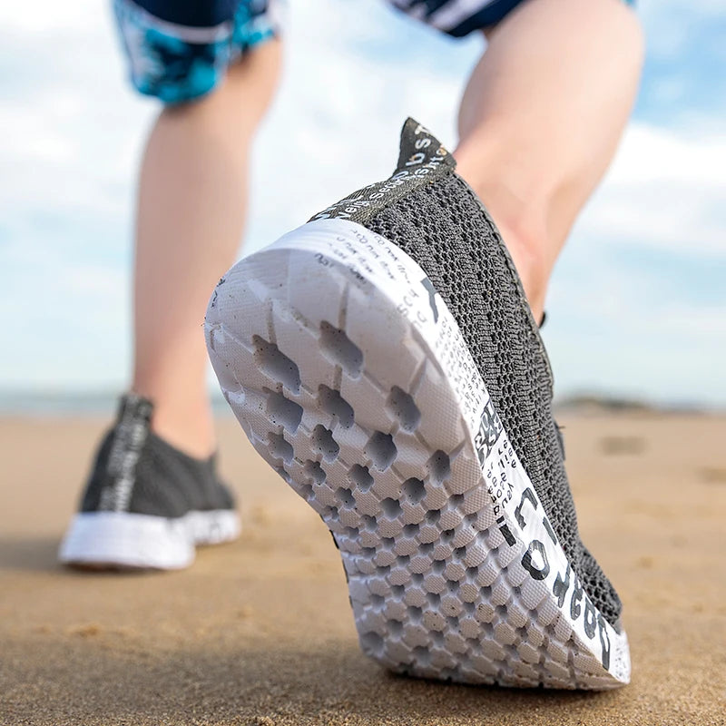 Men Women Aqua Shoes Wading Water Upstream Outdoor Sports Beach Sneakers Canyoning Camping Amphibious River Tracing Creek