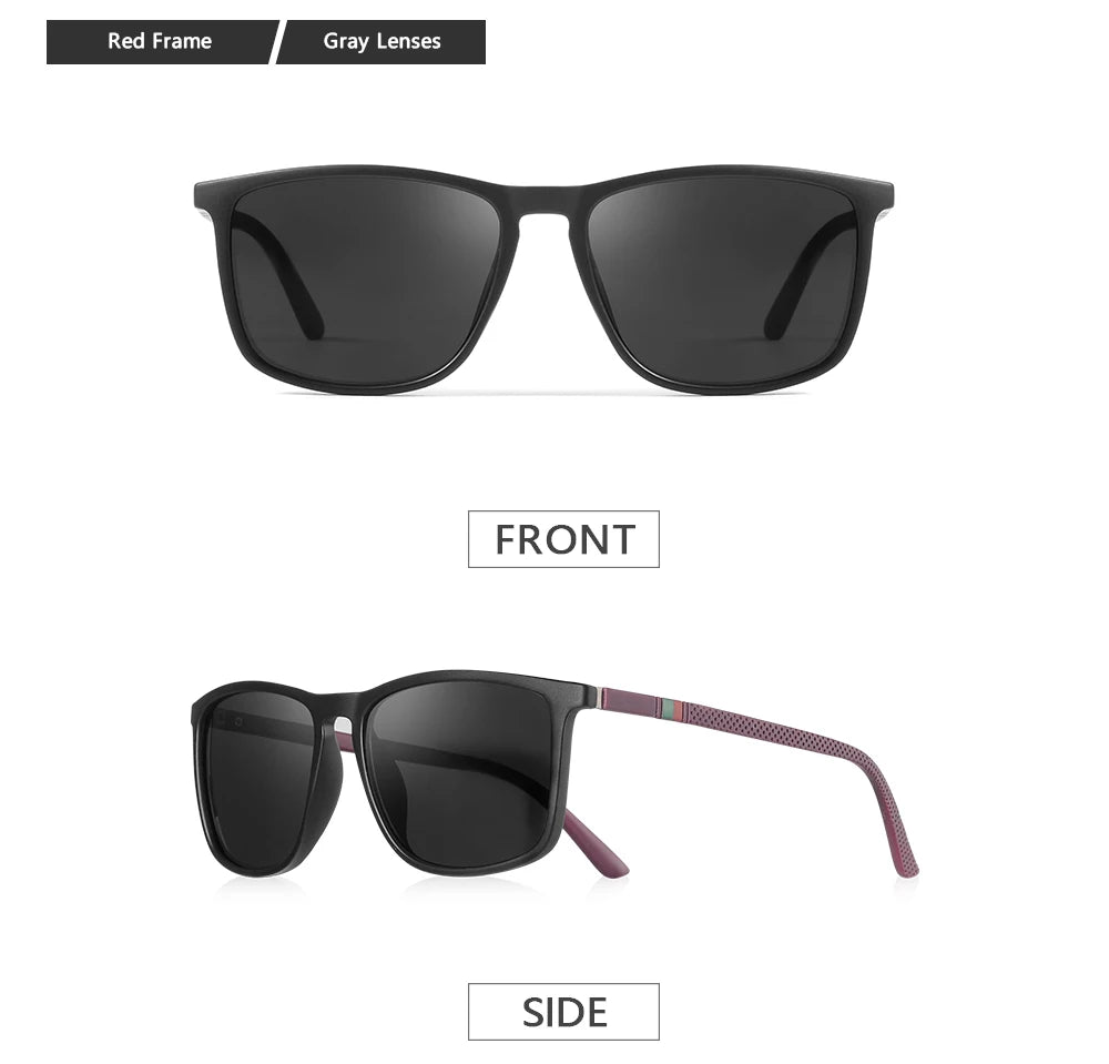 AOFLY Sports Sunglasses for Men Fashion Comfortable Wear Square Mirror Sun Glasses Male Lightweight Eyewear Women UV400