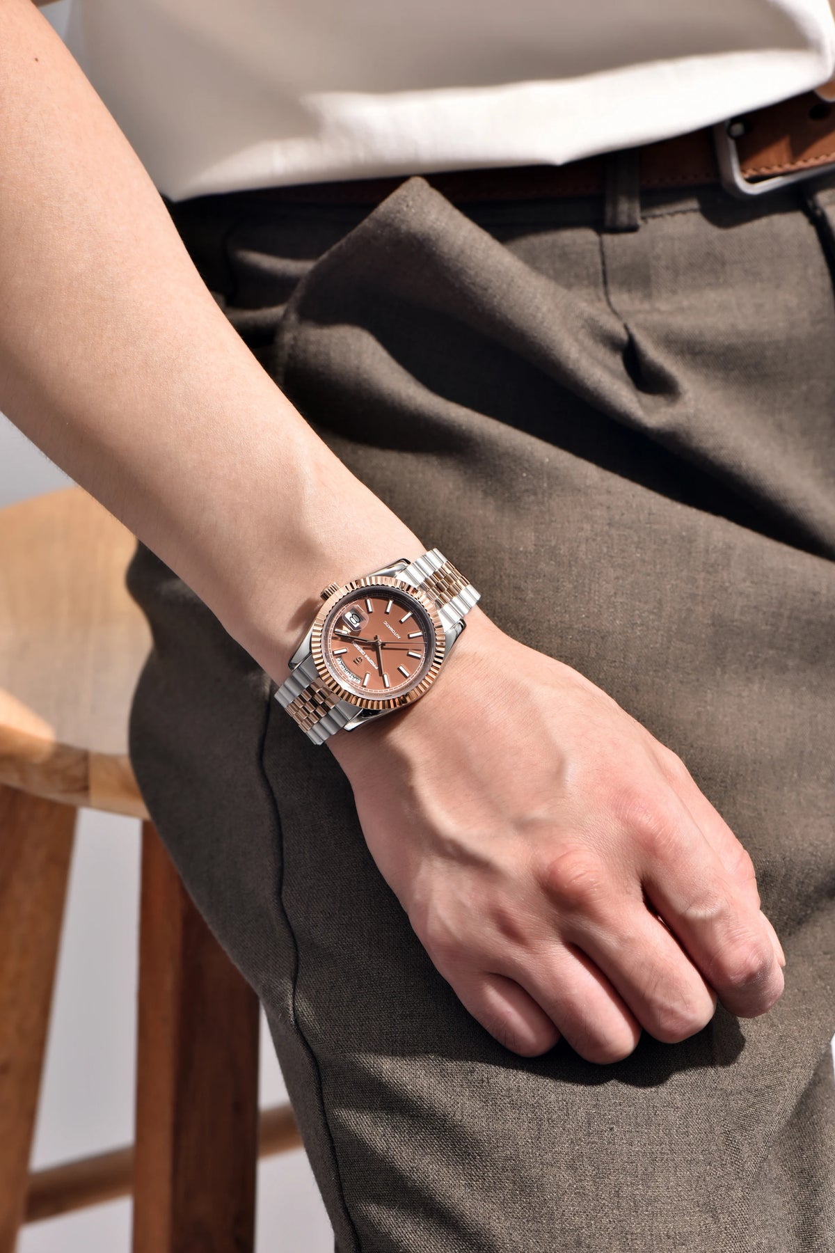 PAGANI DESIGN Luxury Men Watch Sapphire mirror Luminous Stainless Steel Watch Week Date Mechanical Waterproof ST16 Man watch