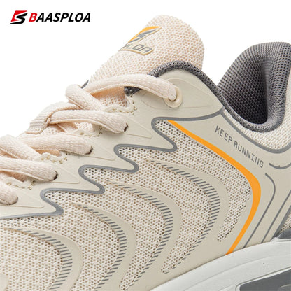 Baasploa Men's Running Shoes Casual Lightweight Mesh Breathable Sneakers Male Outdoor Non-Slip Wear-Resistant Sports Shoes