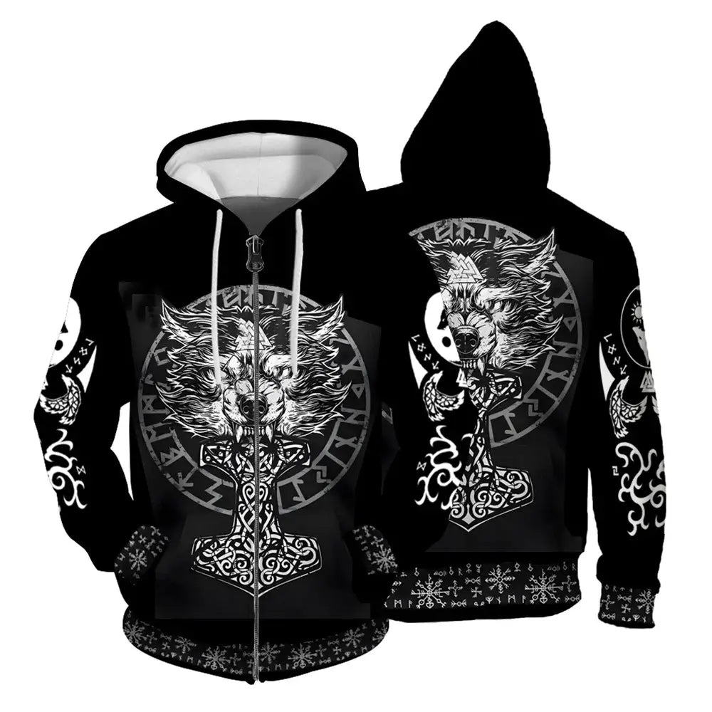 Autumn Sweatshirt New In Hoodies & Sweatshirts Comfortable Fashion Skull Print Keep Warm Clothing Man Hoodie Men's Clothing Tops, Produit gaming premium Fraquane