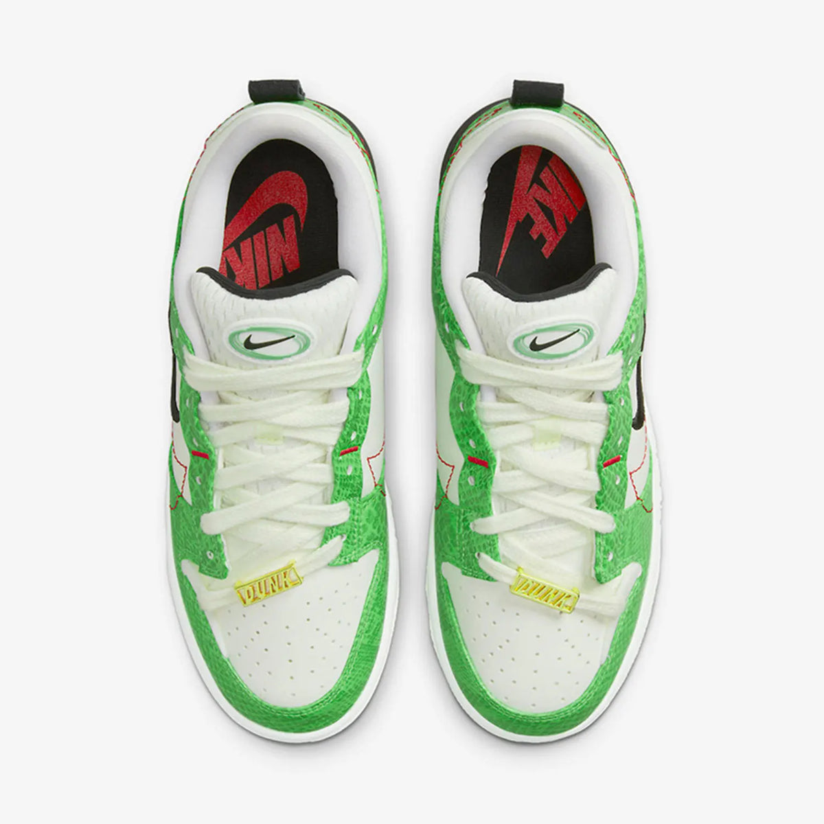 Nike genuine Dunk Disrupt2 Unisex Snake Print Low-Top Retro Sneakers DV1491-101