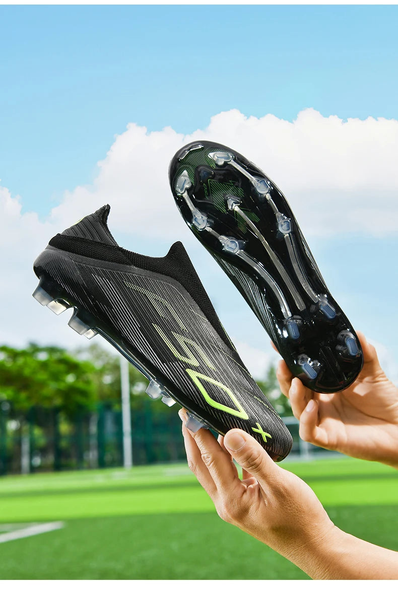 New Men's Football Boots Futsal Non Slip Turf Comfortable Ultralight Fg Grass Cleats Soccer Shoes Sport Indoor Adult Non-Slip