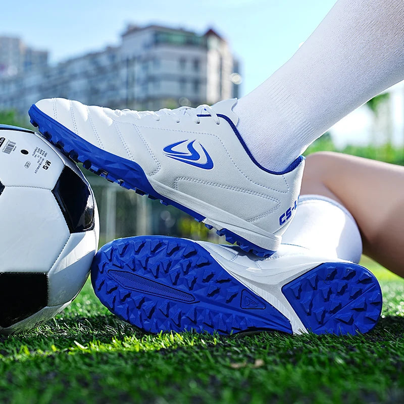Unisex Large Size Adult Training Game Sneakers Indoor Outdoor Lawn Youth Student Sport Soccer Shoes 39-45#