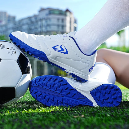 Unisex Large Size Adult Training Game Sneakers Indoor Outdoor Lawn Youth Student Sport Soccer Shoes 39-45#