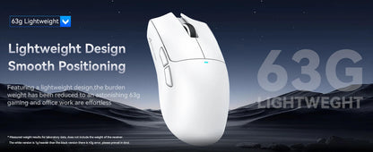 Attack Shark X11 Tri-Mode Gaming Mouse with Magnetic Charging Dock, 22,000 DPI PixArt PAW3311 Wireless Gaming Mouse, Bluetooth, 2.4GHz & Wired RGB Gaming Mouse for PC & Mac