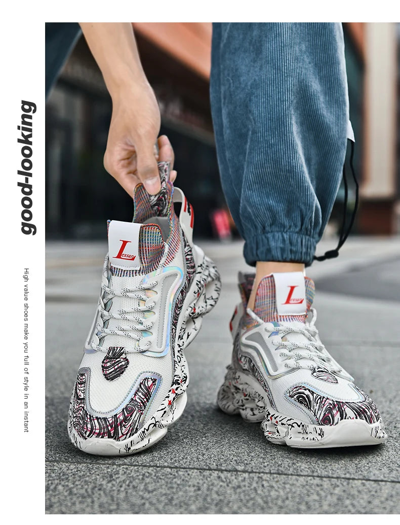 Men Shoes Sneakers Male casual Mens Shoes tenis Luxury shoes Trainer Race Breathable Shoes fashion loafers running Shoes for men