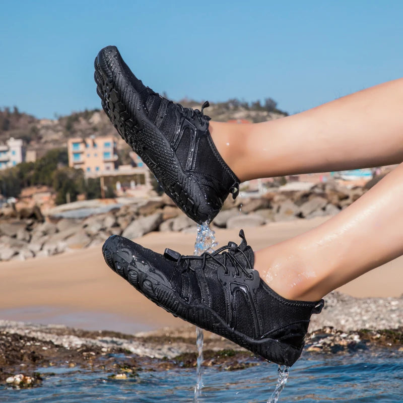 Men Women Wading Shoes Beach Swimming Shoes Outdoor Barefoot Quick-Drying Upstream Shoes Water Sports Diving Fitness Sports Shoe