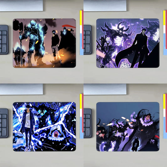 Oblíbená herní podložka pod myš s motivem komiksu Solo Leveling, XS malá podložka pod myš pro PC hráče, dekorace na stůl, kancelářská podložka pod myš, deskmat, kobereček