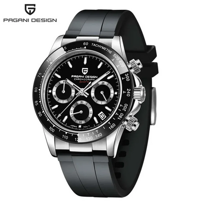 New PAGANI DESIGN PD1644 Luxury Men's Quartz Watch Automatic date Wristwatches Sport 100m Waterproof Chronograph Men Gift