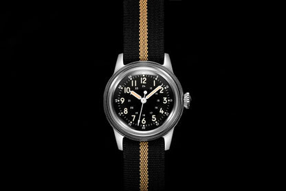 RDUNAE RA05 Vintage Military Watch 2035 Movement Quartz K1 Mineral Glass Crystal Stainless Steel Luminous Waterproof Men Watches