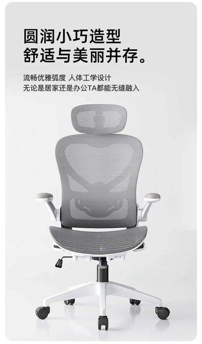 Silla gaming de estilo racing ajustable, sillón reclinable, soporte lumbar 3D, respaldo de malla y acolchado grueso para escritorio