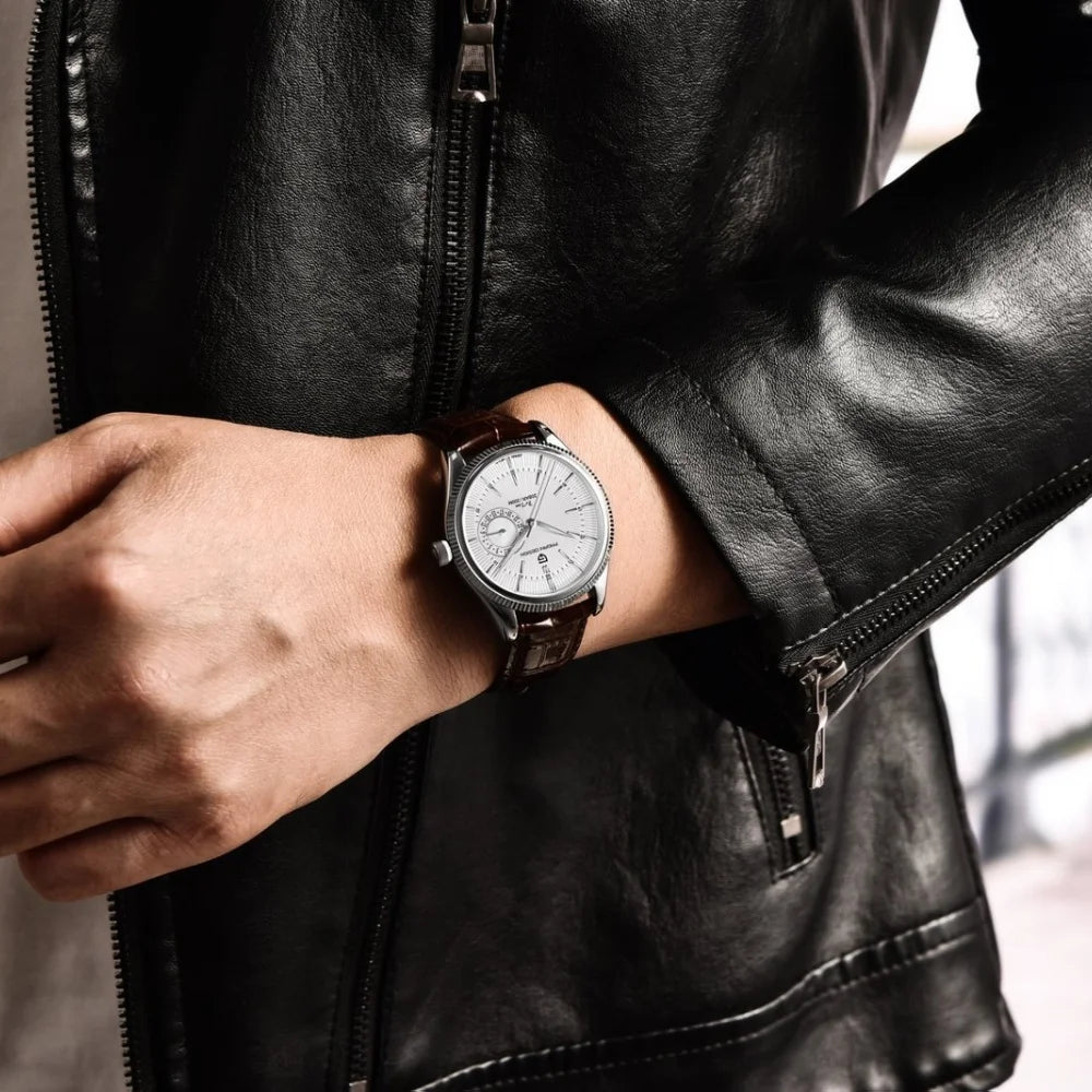 PAGANI Design PD1689 Men Quartz Watch Japan VH65 Movt Sapphire Glass Leather Strap 20Bar Waterproof Men Wristwatch Reloj Hombre