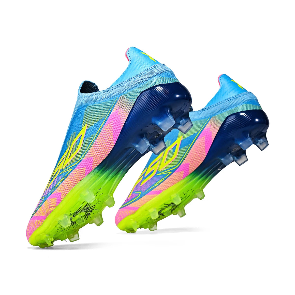 Breathable football shoes for men, FG/AG long nail artificial turf anti slip sports shoes, a must-have for fans