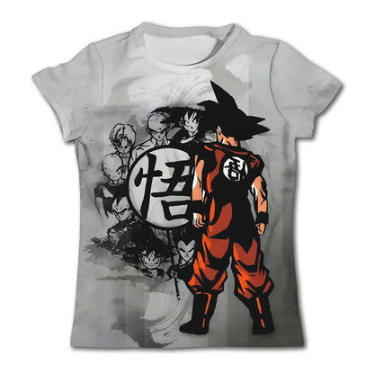 2026 Men's T-shirts Dragon Ball Z T-shirt Boys Clothes Children's Clothing Summer Short Sleeve Kids Cartoon Tee Tops Baby Boy