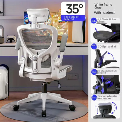 UVR Mesh Ergonomic Office Chair Adjustable Swivel Computer Chair with Armrests, Comfortable Executive Gaming Chair, Lift Recliner Desk Chair