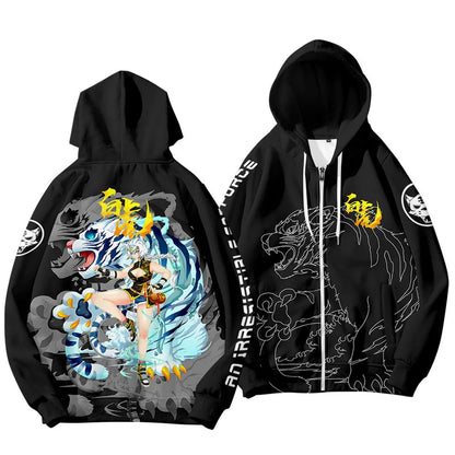 3D tištěné oblečení k čínskému novému roku – pánské mikiny s kapucí pro děti, módní mikina s motivem draka, cool streetwearový top