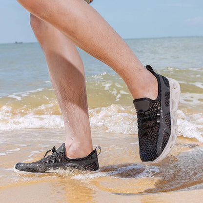 2026 Men Women Quick-Dry Wading Shoes Water Breathable AquaIn Upstream Antiskid Outdoor Sports Wearproof Beach Sneakers 39-46
